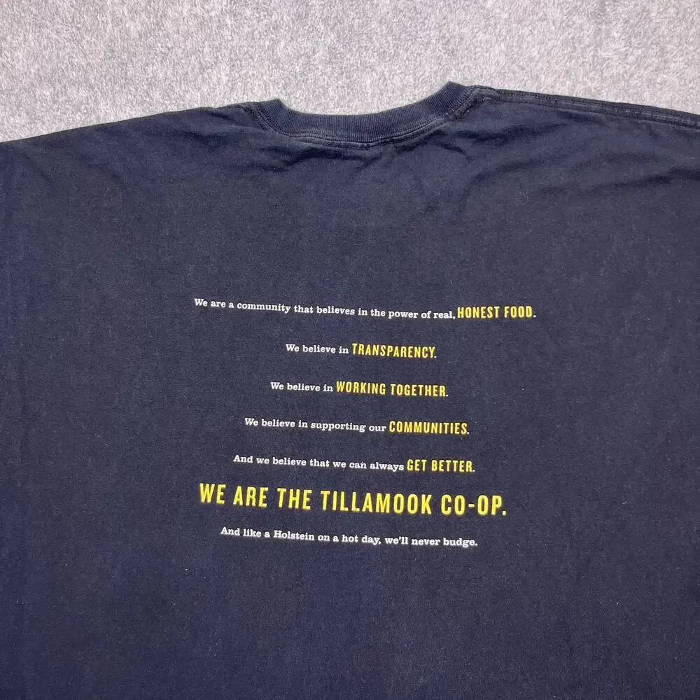 gildan tillamook dairy done right t-shirt black cotton 2xl‎